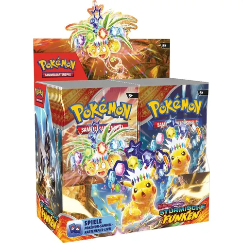 Produktbild Pokémon-Sammelkartenspiel: Boosterpack Karmesin & Purpur