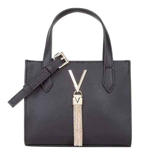 VALENTINO Damen Divina SA Handbag, Nero - Elegante Umhängetasche - Umhängetasche von VALENTINO, stilvolles Design in Schwarz, ideal für den Alltag oder besondere Anlässe.