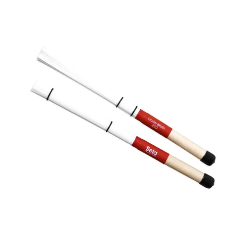 Sela SE 035 Cajon Brush 180 in braun von Sela