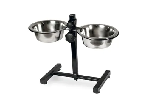 Karlie Napfständer mit Edelstahlnäpfen ø: 16 cm 2 x 810 ml