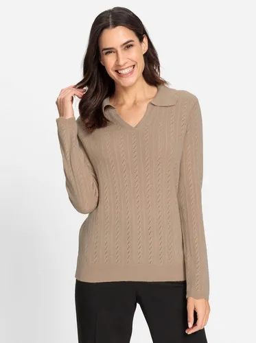 Witt Strickpullover Polopullover Langarm