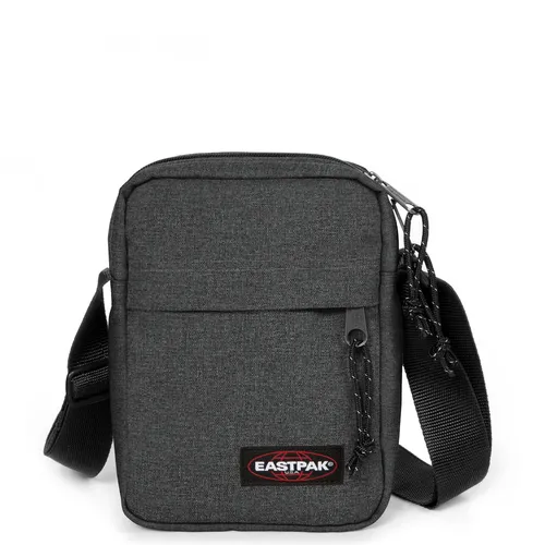 EASTPAK THE ONE Umhängetasche - 2.5 L, Black Denim (Grau), großes Hauptfach und verstellbarer Schultergurt für optimalen Tragekomfort