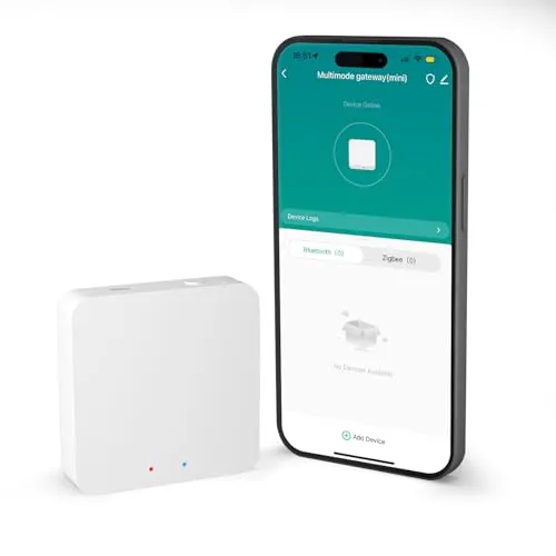 SMARTERCURRY Tuya ZigBee & Bluetooth Gateway, Multi-Mode Smart Home Bridge für Tuya-Geräte, Wireless Hub Kompatibel mit Alexa/Google Home, funktioniert mit Smart Life/Tuya App