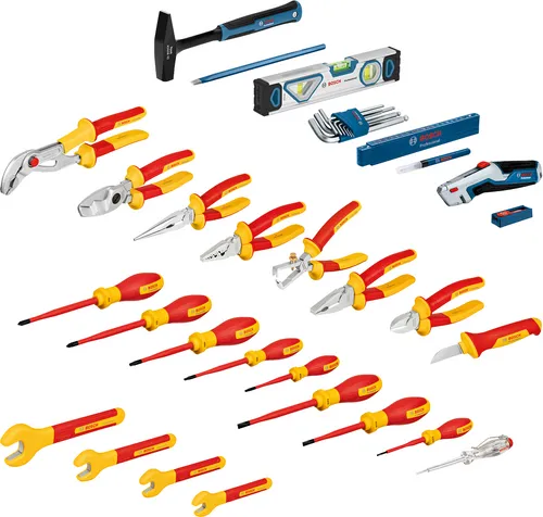 Bosch Professional 1600A02NG4 Werkzeugset Elektriker
