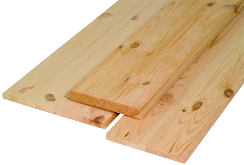 Produktbild Leimholzplatte Nadelholz geschliffen Kanten gefast 120 x 40 cm 18 mm