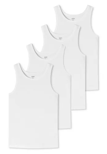 uncover by SCHIESSER Unterhemd 4er Pack Basic (Spar-Set, 4-St) Unterhemd / Tanktop - Baumwolle - Unterhemden mit perfekter Passform