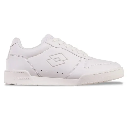 Lotto Sneaker in XL Größen - Gr. 47, WHITE-LT.GREY - Stylischer und bequemer Sneaker in Übergröße von Lotto, ideal für Retro-Looks. Die wendige Sohle und der Mesh-Einsatz bieten optimalen Komfort und Langlebigkeit.