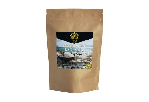 HAF Badesalz Premium Totes Meer Badesalz 1-25kg 100% reines Meersalz als Badezusatz, 1-tlg., Naturbelassen direkt vom toten Meer
