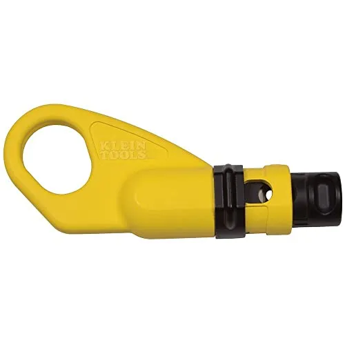 KLEIN TOOLS Abisolierwerkzeug für Koaxialkabel, 2 Stufen, radial