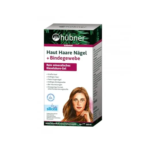 Hübner Original Haut Haare Nägel + Bindegewebe, Silicea Rein mineralisch, vegan, ohne Zusätze, Frei von Gluten, Lactose, Hefe, Koservierungsstoffen und Stabilisatoren