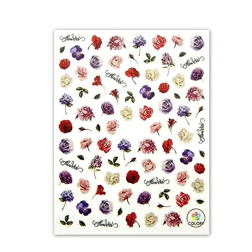 Blatt Nagelsticker - hauchdünne Stick On Nail Slides - Selbstklebende Nail Sticker 3