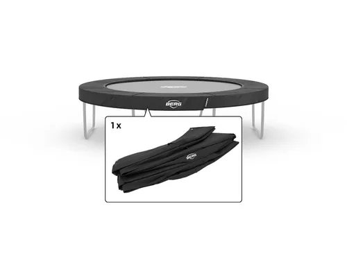 BERG Schutzrand für Champion Regular 270 Trampoline, grau - Trampolin-Zubehör mit dick gepolsterter Sicherheitsschicht, UV-beständig und langlebig – ideal für sicheren Sprungspaß im Freien.