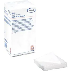 MaiMed Vlieskompressen VK, unsteril, 10 x 10cm, 6-fach, 100 Stück