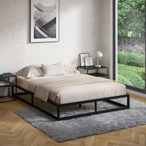 skølm. Bettgestell Bragi 140x200 cm in schwarz von skølm