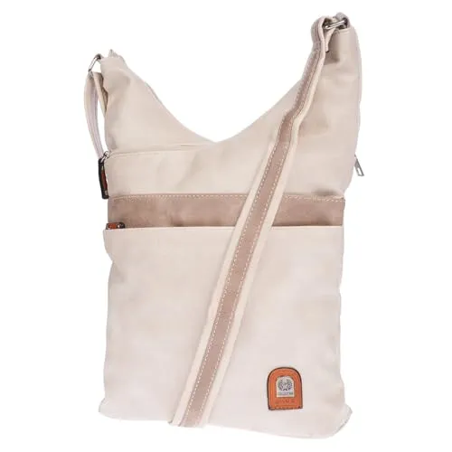 Christian Wippermann große Damen Umhängetasche in Beige in beige von Christian Wippermann