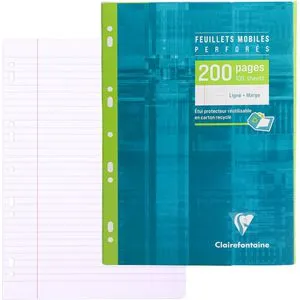 Papier für Hefter von Clairefontaine