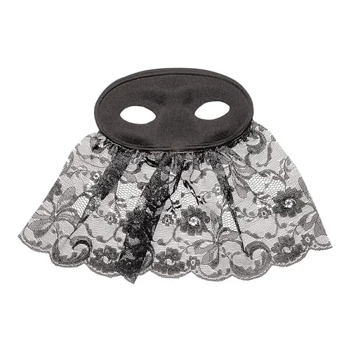 WIDMANN Schwarze Carmen Augenmaske MIT Schleier