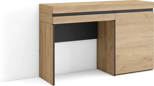 Schminktisch mit Schublade, 121x35x75 cm, Eiche