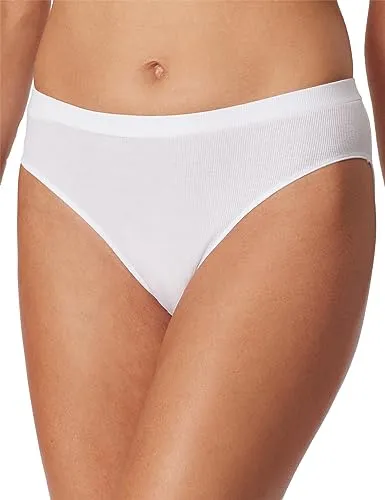 Schiesser Damen Rio Organic Cotton-Pure Rib Slip, Weiss_179883, 40