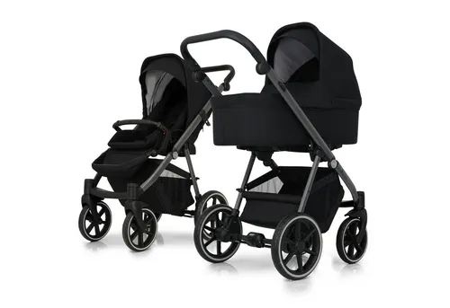 my junior® NOAX² 2-in-1-Kinderwagen in schwarz von my junior