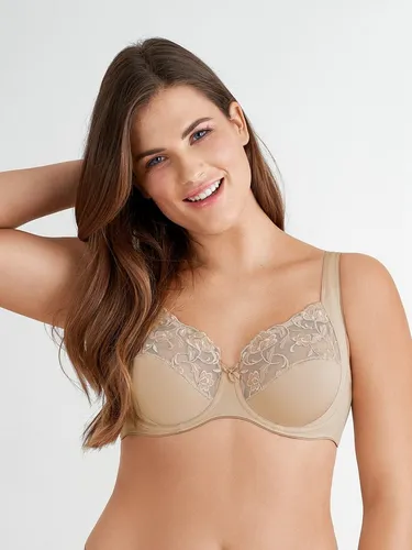 Felina Bügel-BH Moments mit Blütenstickerei - Funktionsunterwäsche mit Komfort-Bügel und seitlicher Cupstütze für eine akzentuierte Formung, ideal für einen femininen Look.