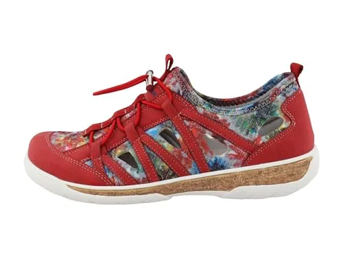 Romika Softrelax Halbschuh, Farbe: fire, Größe: 36 - Damen-Schnürhalbschuhe, sportlich und bequem durch Neopren für optimalen Tragekomfort.