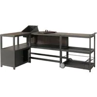 Aluminium Outdoor-Küche 3-teilig MCW-M64 von Mendler