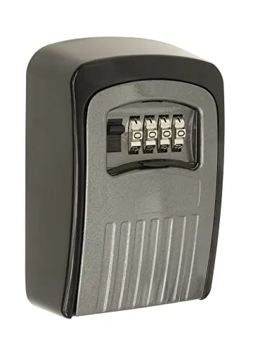 Arregui Keeper SEG012 Schlüsseltresor mit Zahlencode - Schlüsselkästen für Innen und Außen, mit stoßfestem Stahlgehäuse und 4-stelligem Zahlenschloss für maximale Sicherheit und einfache Montage.