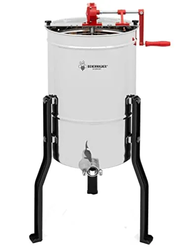 Bienenwagner Diagonal Tangential Honigschleuder 4 Waben Zander Deutsch Normal DNM Dadant Langstroth mit oder ohne Motor (Handbetrieb)