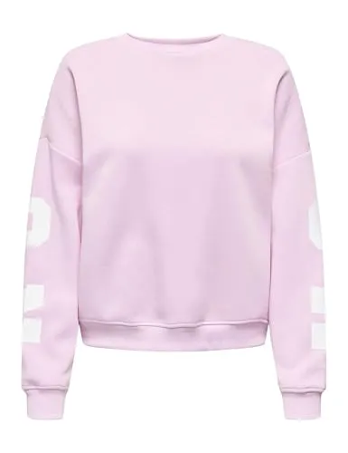 ONLY Onlsweat L/S Back/Sleeve Print SWT Noos