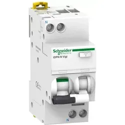 Schneider Electric A9D08616 FI-Schutzschalter 16A - Schutzschalter für sichere Stromversorgung, ideal für den Einsatz in Wohn- und Gewerbegebäuden mit 10mA Fehlerstromschutz.