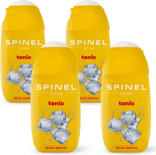Spinel Soda Tonic Sirup 65ml, 4 Stück für SodaStream Wassersprudler