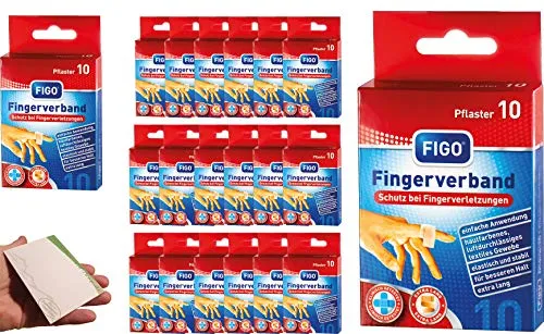 Fingerverband Fingerpflaster Finger Pflaster elastisch 12 x 2 cm 200