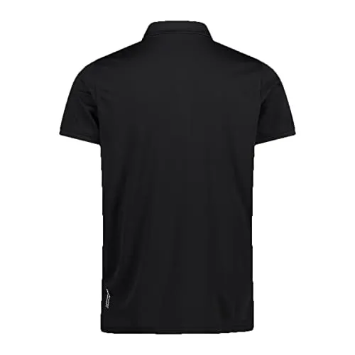 CMP Herren Polo Nero-Cemento, 56, 3T60077