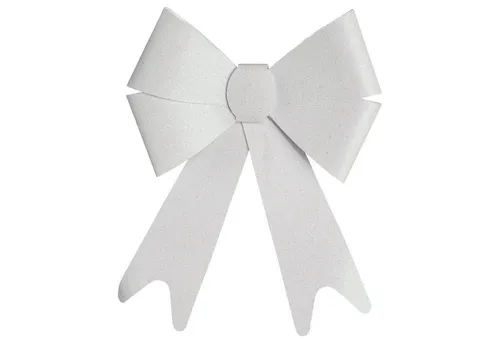 Fééric Lights & Christmas Weihnachtsbaumschleife Weihnachtsschleife mit Glitzer, Dekoschleife, 30 x 19 cm (1-tlg), mit Glitzer