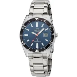MASTER TIME Funkuhr Super Power Sporty MTGA-10858-31M, Armbanduhr, Quarzuhr, Herrenuhr, Datum, Leuchtzeiger silberfarben
