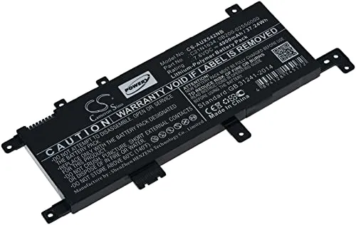 Powery Akku für Asus Typ C21PQCH - 4900 mAh - Notebook-Akku mit 4900 mAh, ideal für lange Laufzeiten und zuverlässige Leistung für Ihren Asus Laptop.