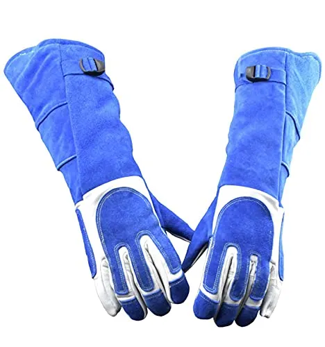 Anti-Biss Tierhandschuhe aus weichem Leder (XL)