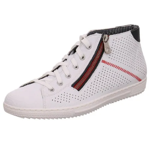 Rieker L9427 Damen Schnürschuhe in Weiß, Größe 42 EU in weiß von Rieker