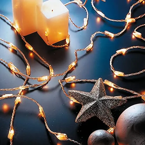 hellum Micro-Lichterkette, 100 transparente Filament Lichter - Lichterketten für Innenräume, energieeffizient mit moderner LED-Technologie und langer Haltbarkeit für stimmungsvolle Beleuchtung.