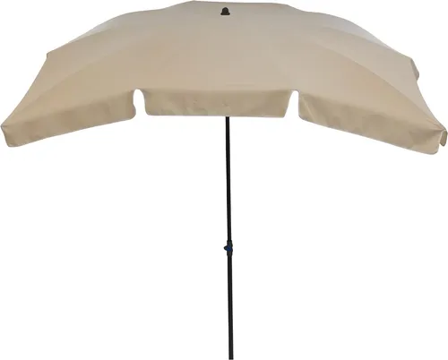 greemotion Sonnenschirm mit UV-Schutz - Beige-Grau, knickbar für Balkon & Terrasse - Hochwertiger Gartenschirm aus windfestem Material, höhenverstellbar mit UV-Schutz 50+. Ideal für Balkon, Terrasse oder Garten - flexibel und elegant.