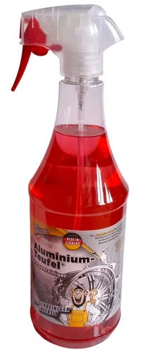 Tuga Chemie Alu Teufel rot Felgenreiniger 1 Liter - Felgenreiniger für eine effektive Außenreinigung & -pflege, entfernt selbst hartnäckigen Schmutz und ist ideal für alle Alufelgen.