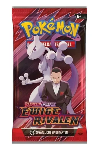 Pokemon Ewige Rivalen einzelne Booster Karmesin & Purpur deutsch OVP NEU