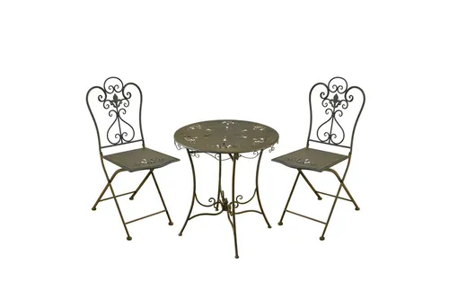 HTI-Living Küchentisch Essgruppe 3-teilig Lily Braun von HTI-Line