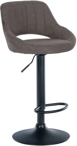 furnicato Barhocker Milet 85x47x48 cm dunkelgrau, höhenverstellbar mit 360° Drehung