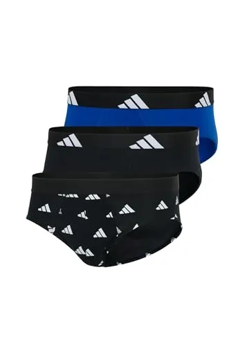 adidas Sportswear Slip Active Flex Cotton (3er Pack) L - Herrenunterhosen aus weicher, dehnbarer Baumwolle mit elastischem Bund für optimalen Tragekomfort und atmungsaktive Eigenschaften.