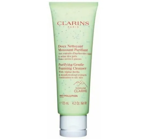 Clarins Purifying Gentle Foaming Cleanser 125ml - Gesichtsreinigung mit Bio-Seifenextrakt, sanft reinigend und ideal für Mischhaut bis ölige Haut. Für ein frisches und klares Hautbild.