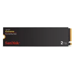 SanDisk Extreme M.2 NVMe SSD 2 TB - Interne PCIe Gen 4.0 SSD mit bis zu 5.150 MB/s, ideal für kreative Profis zum schnellen Bearbeiten von Videos und Rendern von 3D-Modellen. 5 Jahre Garantie und hohe Langlebigkeit.