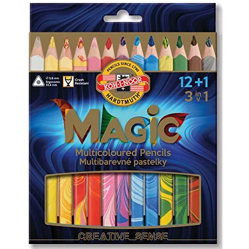 Koh-I-Noor Magic Jumbo-Dreikant-Farbstift (13 Stück)