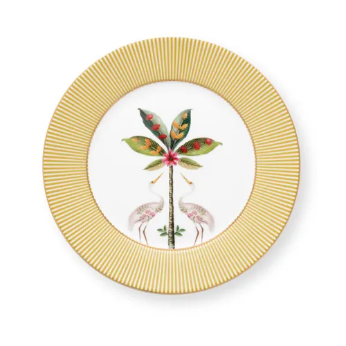 Pip Studio Desserteller La Majorelle Yellow 21cm in gelb von Pip Studio